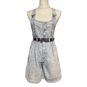 1980’s Chicory size large acid washed overalls